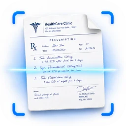 AI Scanner de receita médica
